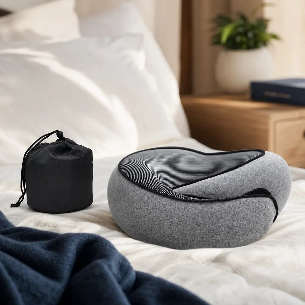 Soveyra Memory Foam Travel Pillow — view 2
