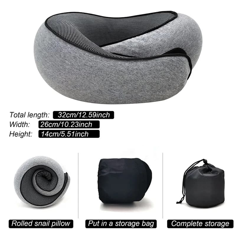 Soveyra Memory Foam Travel Pillow — view 5