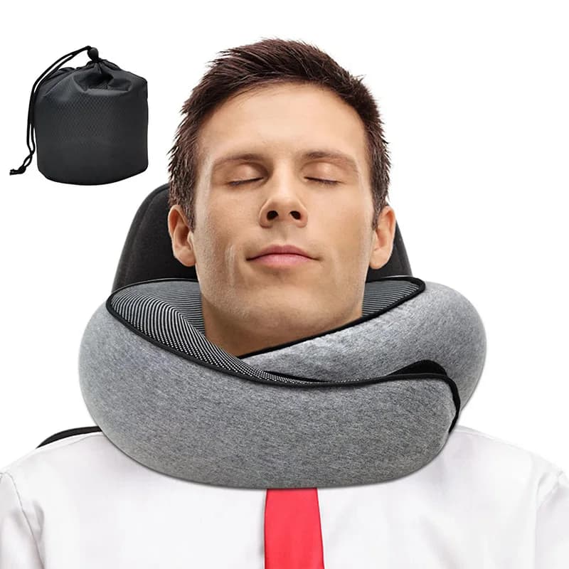 Soveyra Memory Foam Travel Pillow — view 3